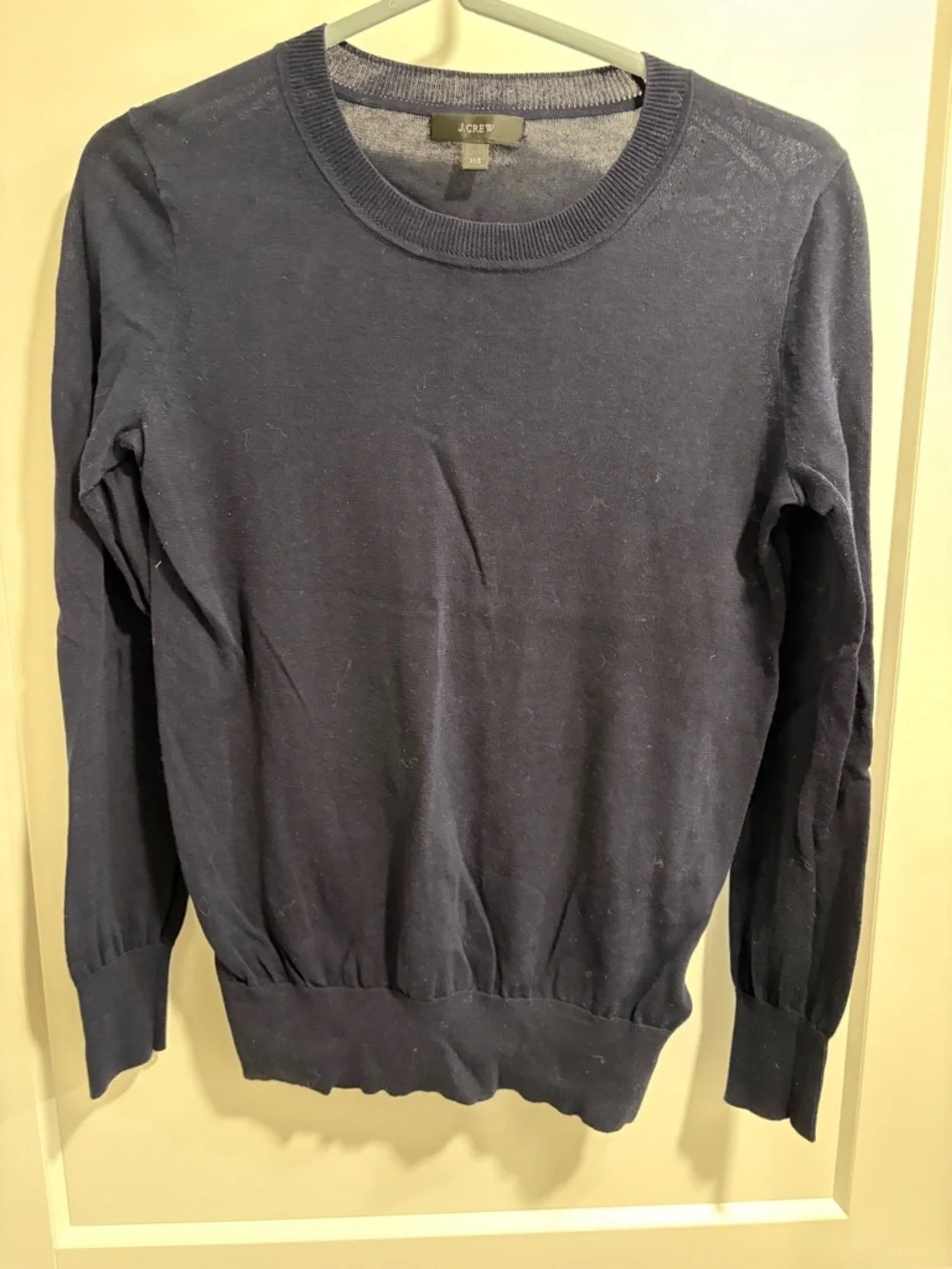 J. Crew Navy Crewneck Pullover